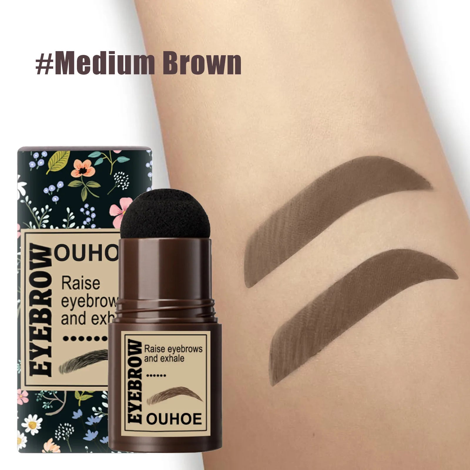 Seal Eyebrow Powder Stick Eyebrow Print Lazy Person Waterproof Sweat Proof No Shedding Makeup Hairline Shadow Powder