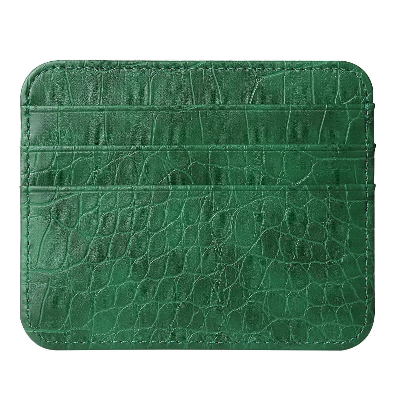 Double-sided Credit Card Holder Slim Bank Card ID Cards Coin Pouch Case Bag Wallet Organizer Women Men Thin Business Card Purse