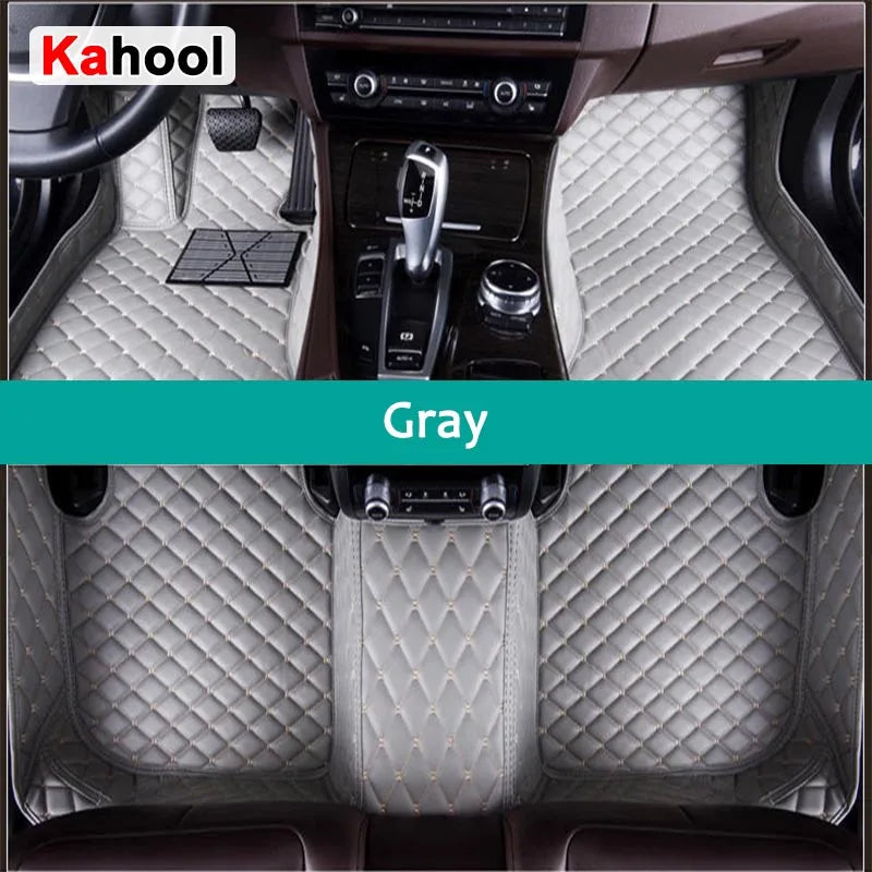 KAHOOL Custom Car Floor Mats For Subaru XV Crosstrek Auto Carpets Foot Coche Accessorie