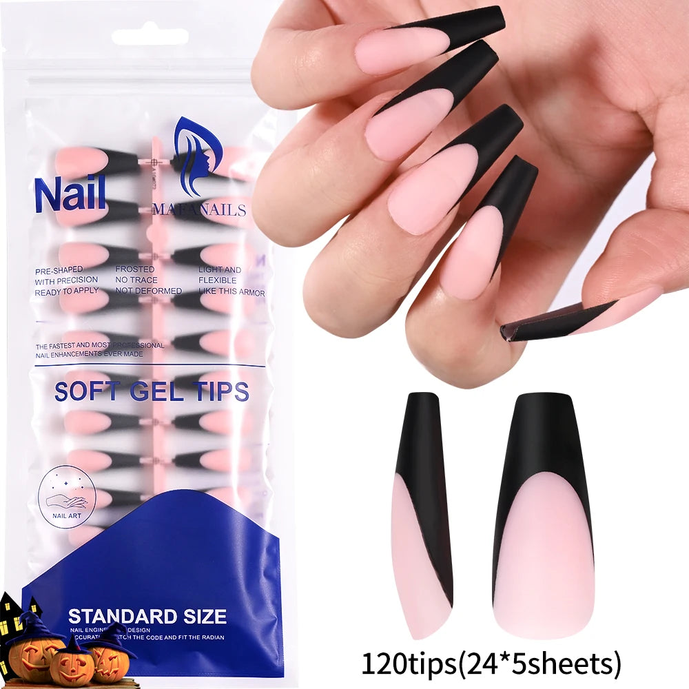 100pcs Light Pink Press-On Nails | Short & Medium Square | 10 Sizes Full Cover Nail Tips