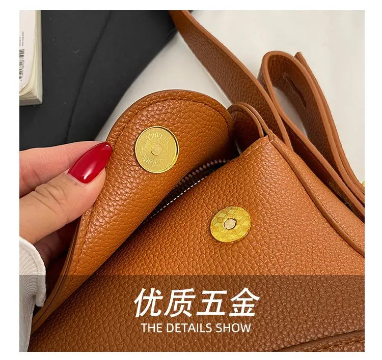 2025 New High-end Ladies Leather Hand Bag Luxury Brand Famous Designer Classic Simple Paris