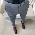 Men Dress Pants Thin Suit Pants Stretch Slim Formal Trousers Calça Masculina Solid Casual Pantalone Hombre Fashion Men Clothing