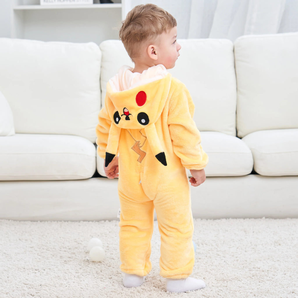 Baby Unisex Romper Kigurumi Infant Cute Stitch Dinosaur Animal Jumpsuits Newborn Cartoon Pajamas For Kids Boys Girls Christmas