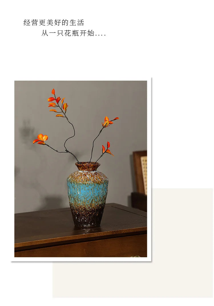 European Style Retro Style Ceramic Vase