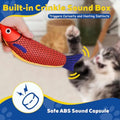 Interactive Cat Toys with Catnip Soft Durable Material Rattle Sound Chew Proof Design for Indoor Cats 3 Pack in Saury Color Sui