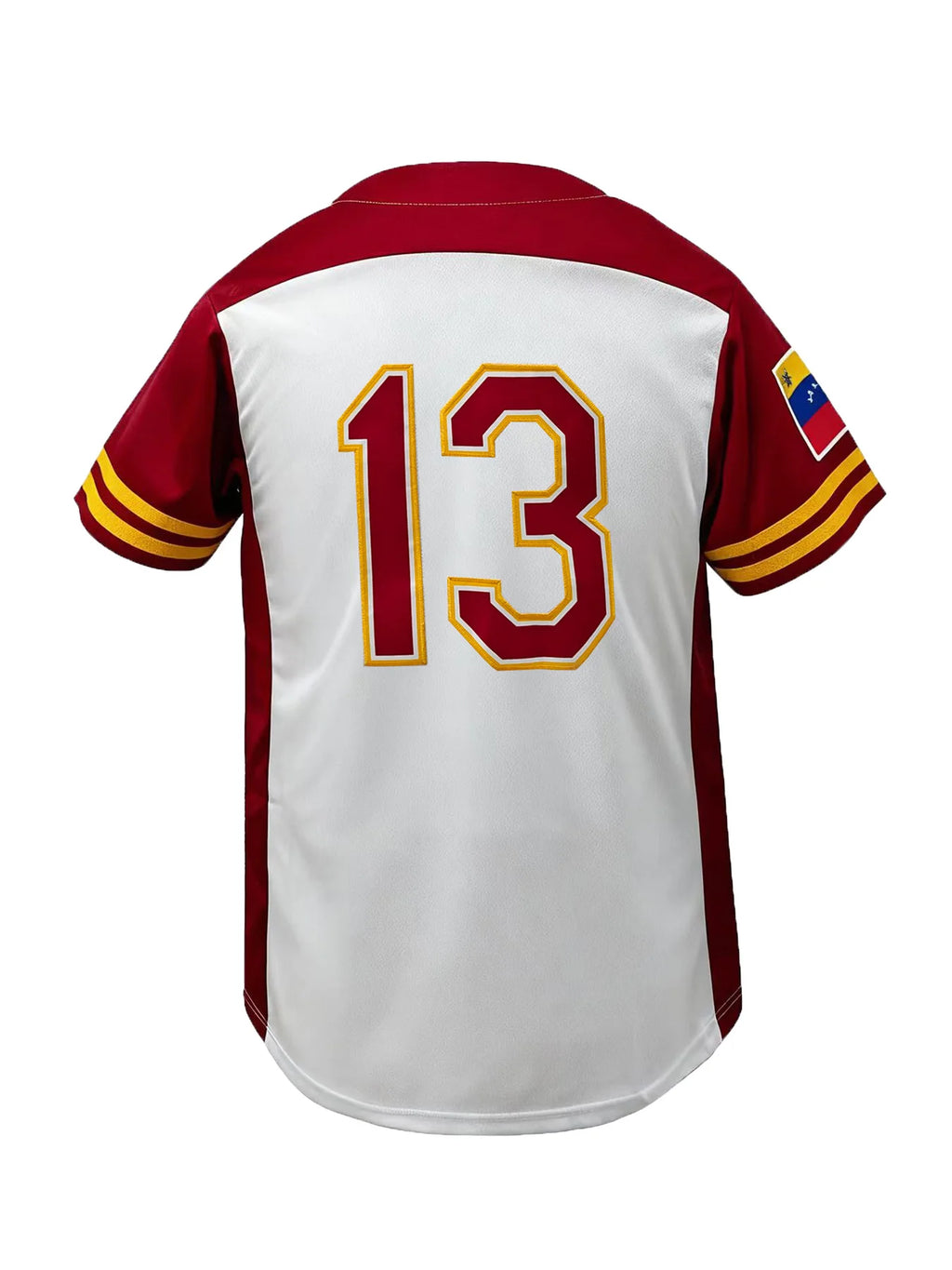 Men's #13 Letter Embroidered Venezuela Baseball Jersey-Sports Shirt-Breathable Short Sleeve Unisex Baseball Shirt Men Clothing