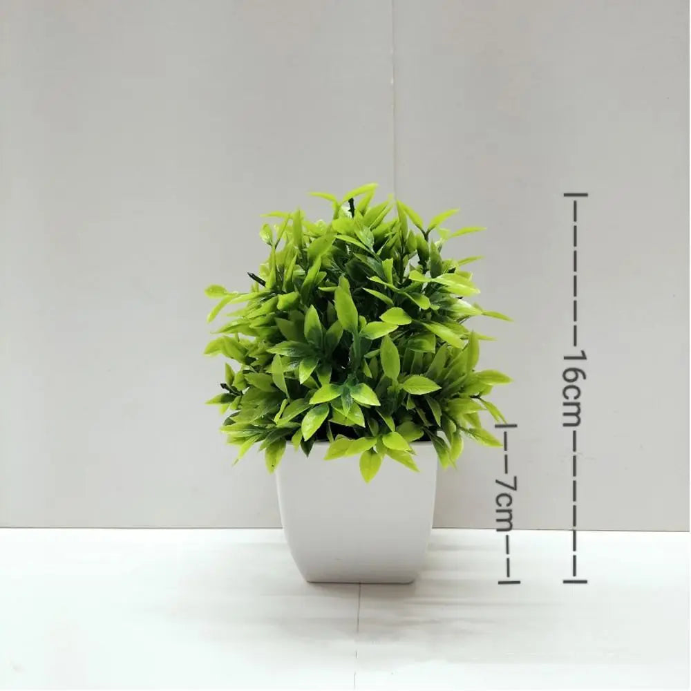 False Plants With Pot Potted Flowers Table Pulp Pot Garden Outdoor Decor