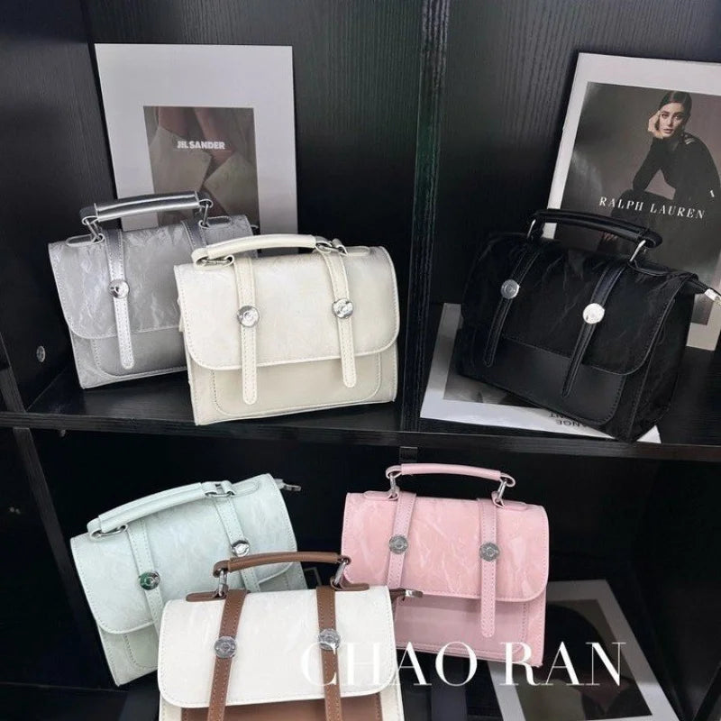 Classic Elegant Shoulder Bag For Women, Genuine Leather Tote Style, Popular Luxury Brand Handbag By Famous Designer Ladies