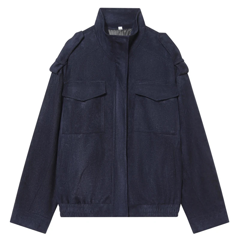 Women's Jacket Black Suede Jacket