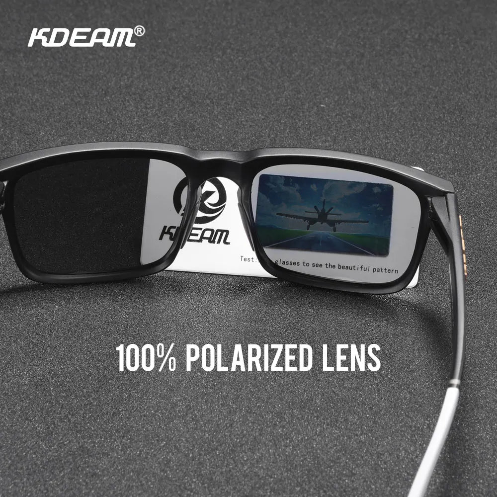 KDEAM Men's Square Sunglasses