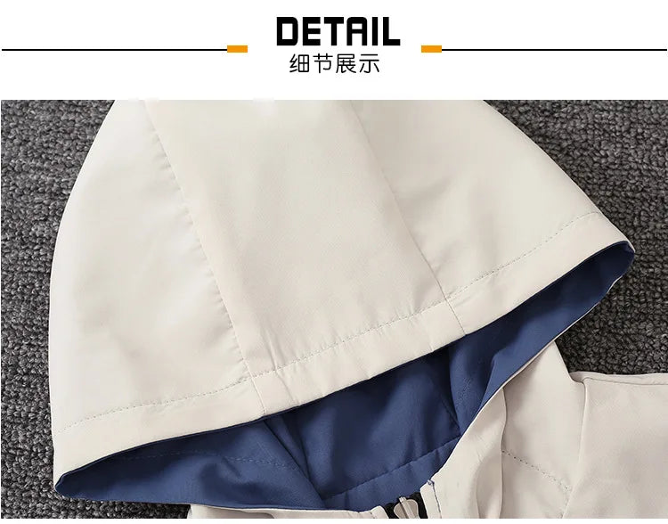 Spring Autumn Jacket Women's Loose Coat 2025 New Double-sided Wear Trench Coat Mid-length Windbreaker 5XL Women's Top