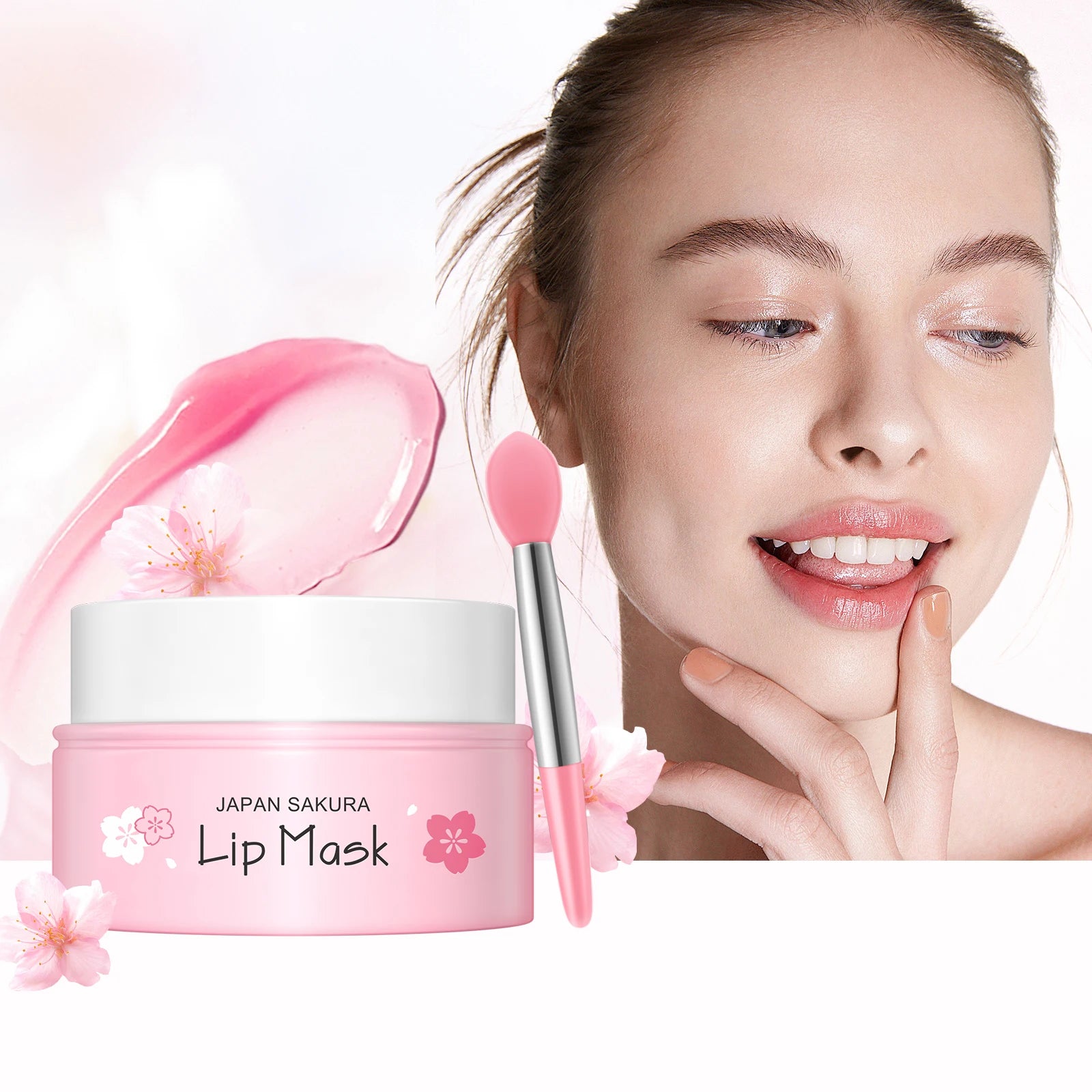 LAIKOU Japan Sakura Skincare Set Moisturizing Anti-Aging Kit Wrinkle Smoothing Radiance Boosting Facial Kit Gift Set