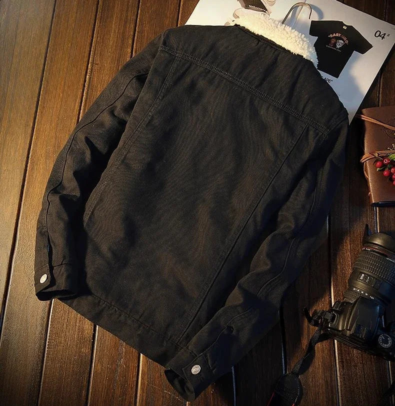 Men's Denim Jacket Padded Winter 2025 Autumn Warm Designer In Lowest Price Male Jean Coats Low Cost Cheap Stylish Fast Delvery