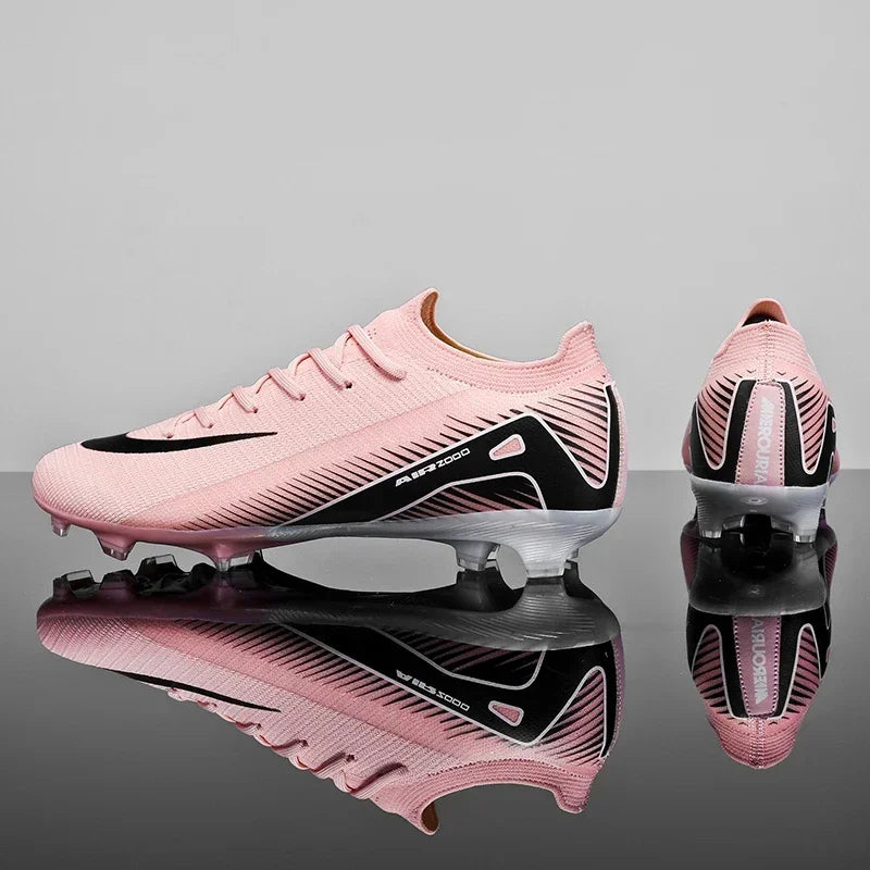 New Men Outdoor Football Boots Soccer Shoes Cleats Match Training TF/FG Grass Ankle Long Spikes Sport Hot-selling High-quality