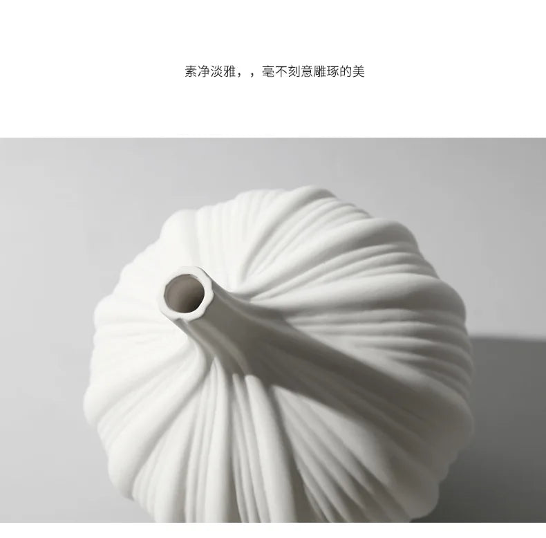 Elegant Ceramic Vase Decoration Dry Flower Arranger