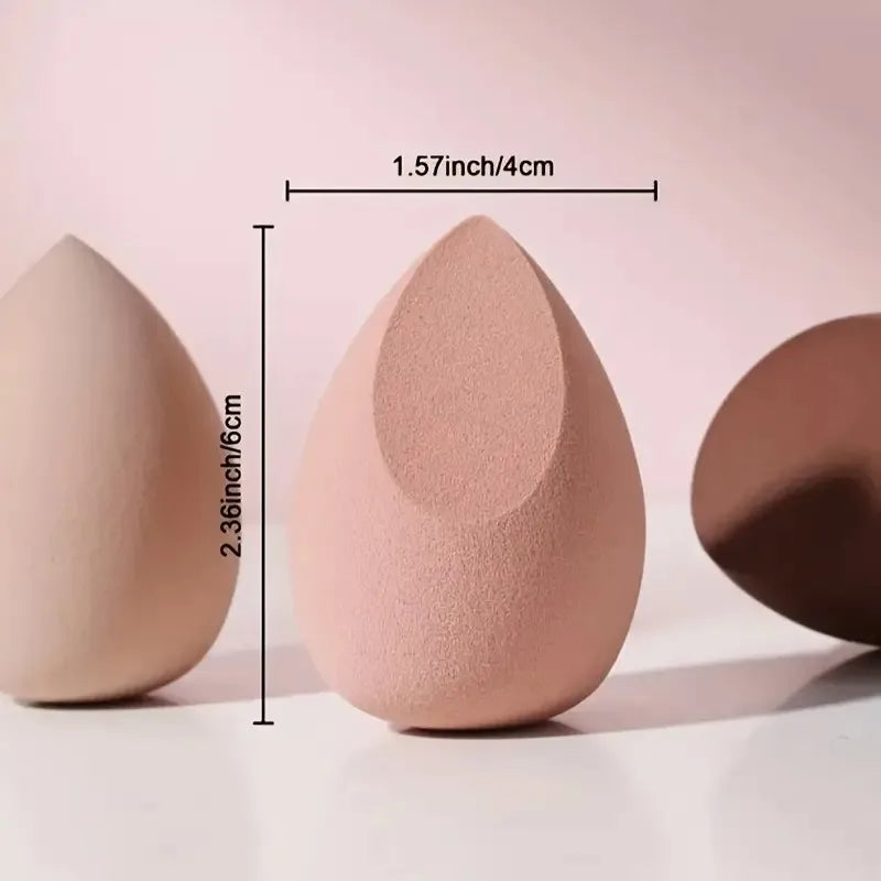 12-Pack Coffee Color Beauty Blenders - Flawless Foundation Application for Holiday Parties - Makeup Sponge Set