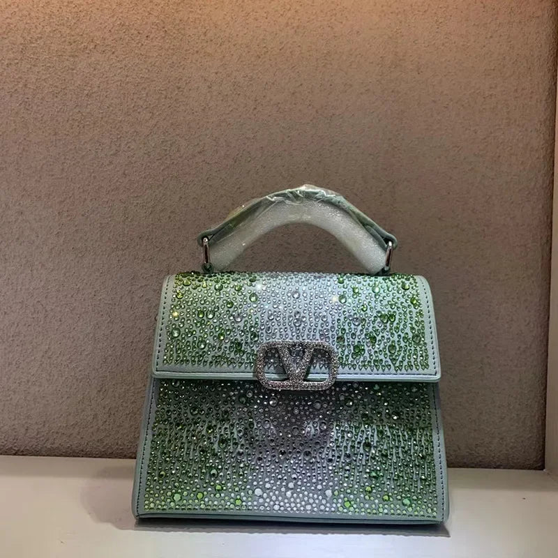 High-End Luxury Brand Women's Leather Crossbody Bag Famous Designer Popular Classic Collection Ladies