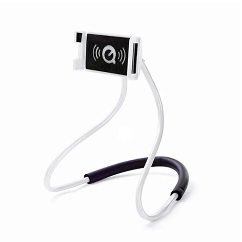 360 Degree Phones Holder Stand Mobile Phone Holder Hanging Neck Lazy Cellphone Mount Accessories Adjustable for iPhone 12 Xiaomi