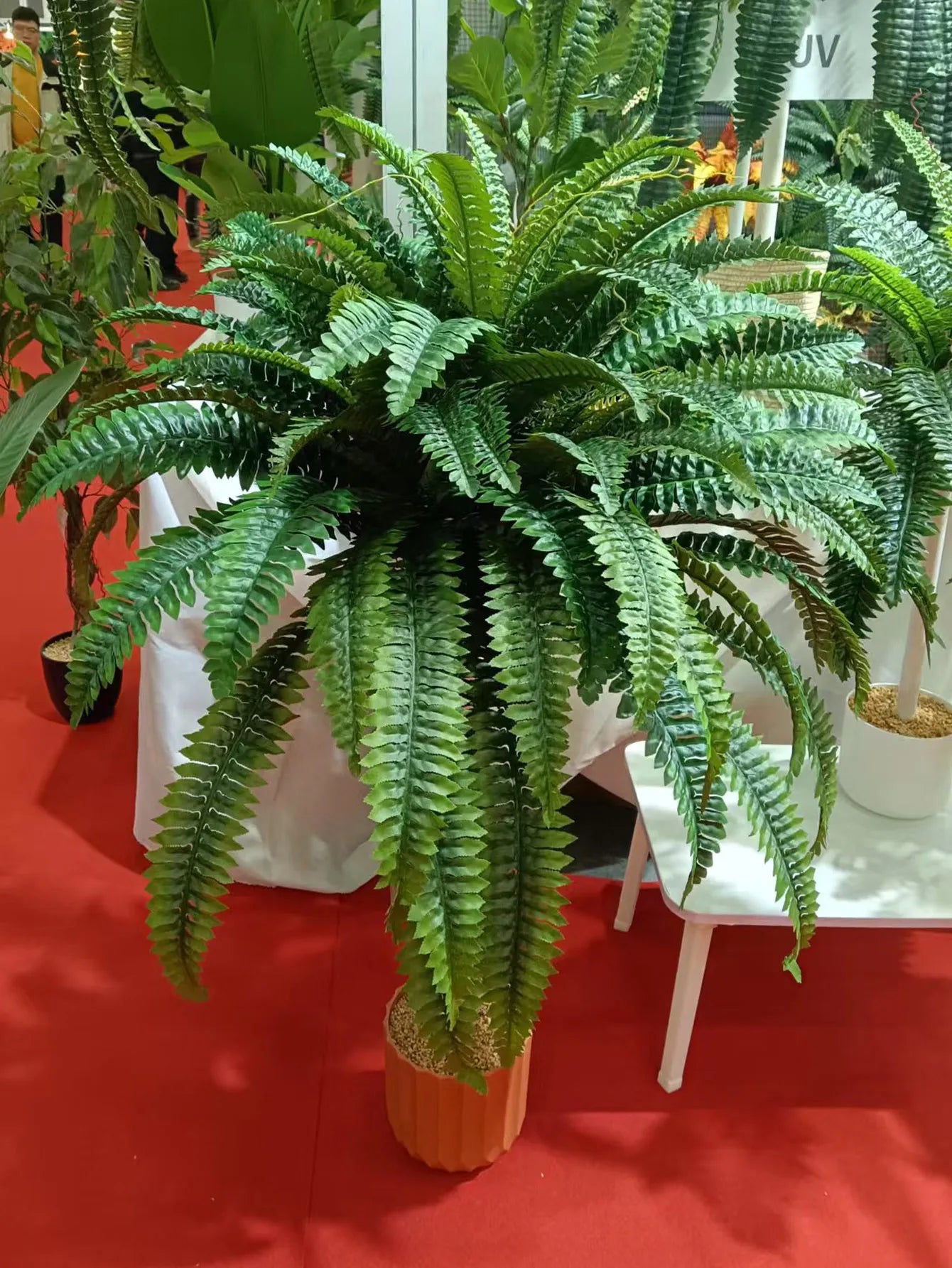 Leaves Artificial Boston Fern Large Hanging Plants