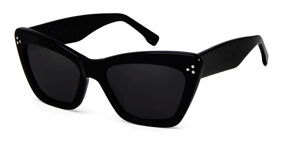 High Quality Acetate Sunglasses Women Cat Eye Trendy Sun Glasses Polarized Gafas De Sol 187S Brand Designer Eyewear Shades UV400