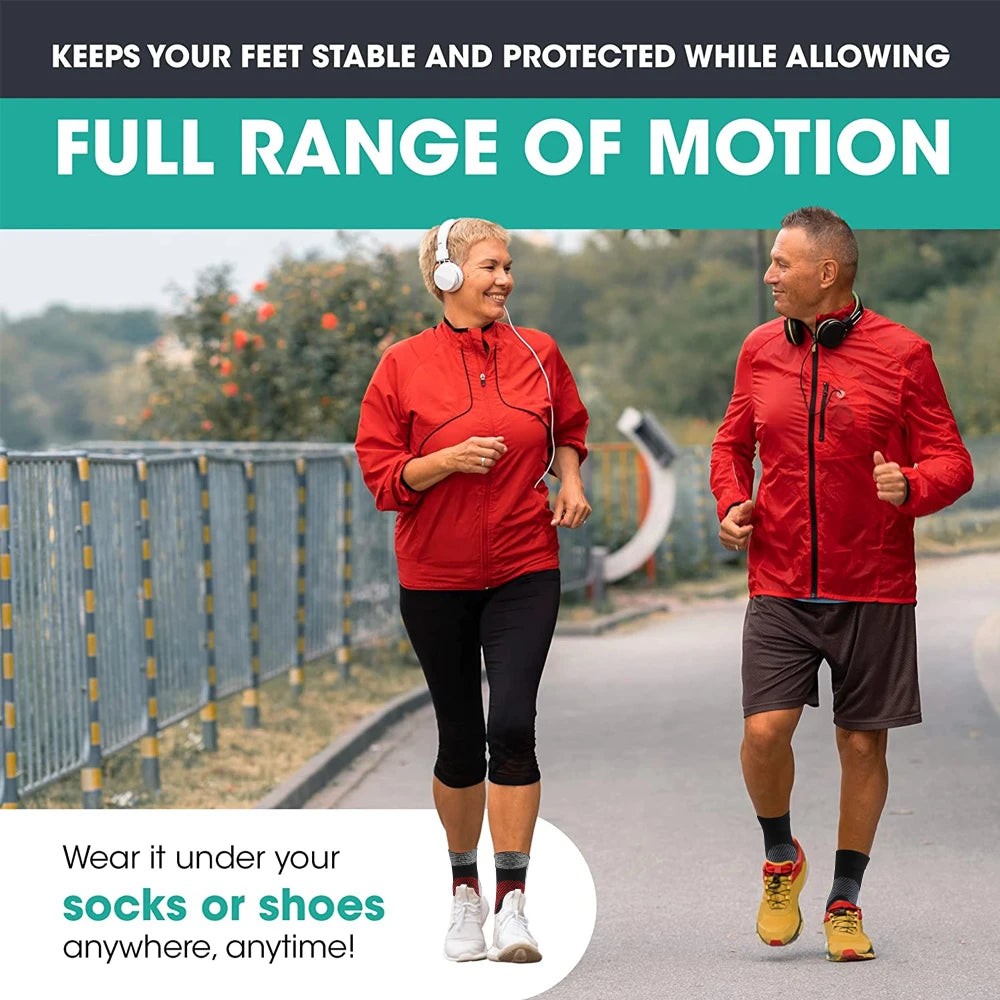 1 Pair Nano Socks Neuropathy Socks Compression Sleeve For Ankle For Swelling,Plantar Fasciitis,Sprain, Neuropathy, For Women/Men