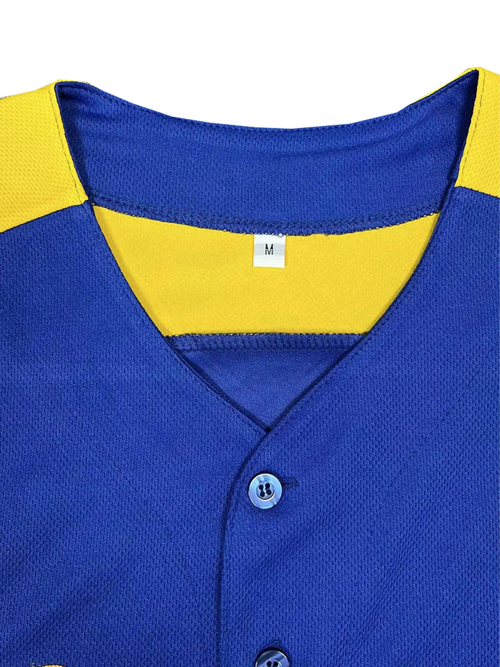 Men's Breathable Baseball Jersey V-Neck Short Sleeve "Venezuela" Embroidery, Breathable Loose Fit Baseball Shirt for Casual Wear