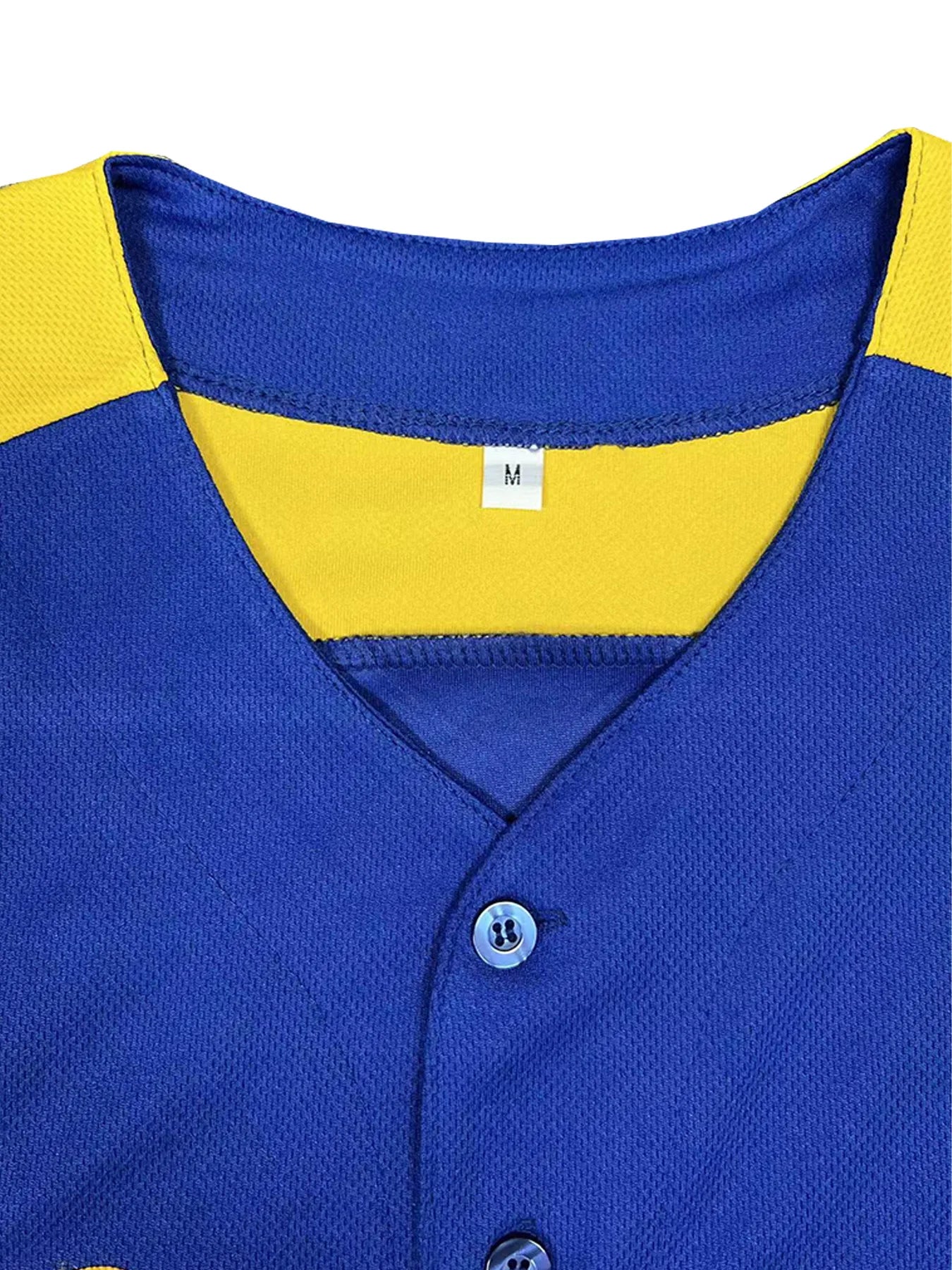 Men's Breathable Baseball Jersey V-Neck Short Sleeve "Venezuela" Embroidery, Breathable Loose Fit Baseball Shirt for Casual Wear