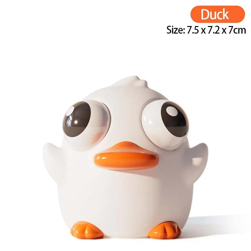 Eye-Popping Squeeze Toy Stress Relief Squishy Fidget Sensory Bouncing Toys Squeezable Staring Eyeball Fruit Animals Kid Gift