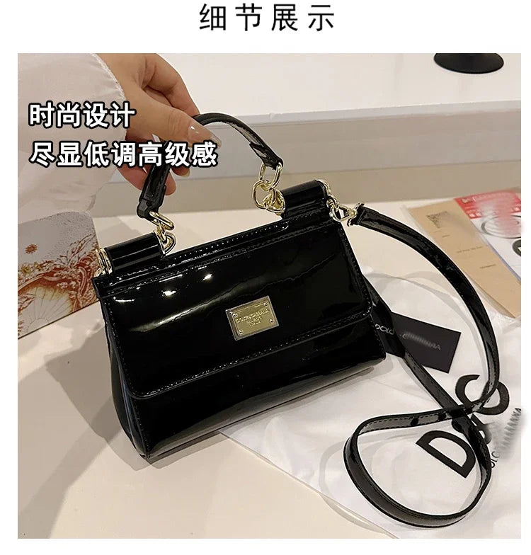 Fashionable Ladies Handbag Luxury Brand Designer Leather Shoulder Bag Elegant Crossbody Daily Use