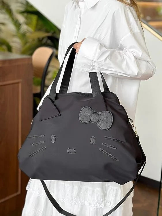 Best-seller Large Capacity Handheld Cartoon Travel Bag for Business Trips Cute Gift Kitty Bag Convenient Best Gift