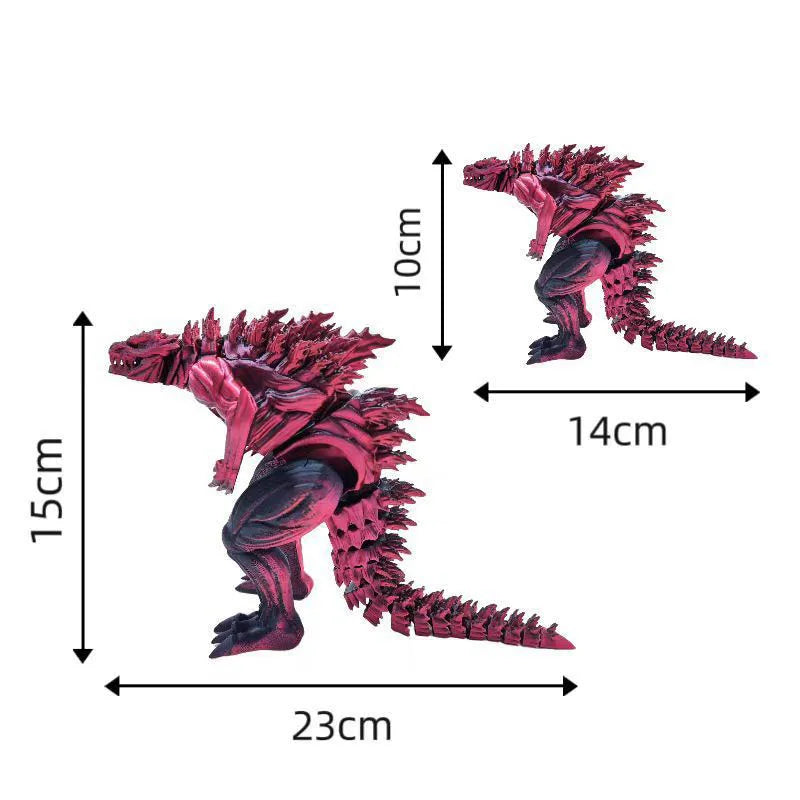3D Printing Muscle Dinosaur Toys Joints Movable Creative Desktop Decorative Ornaments Simulation Animal Dinosaur Model Boy Gift