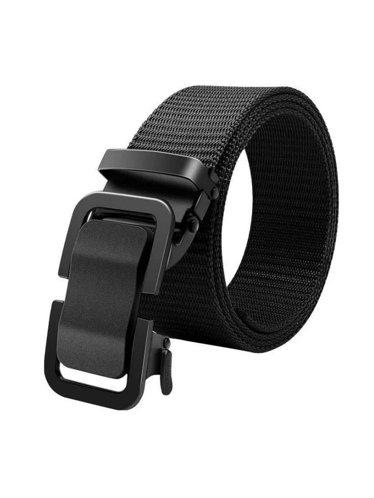 Men's Waist Belt, Outdoor Military Training, Casual Versatile Tactical Pants Belt, Fashionable Automatic Buckle Belt