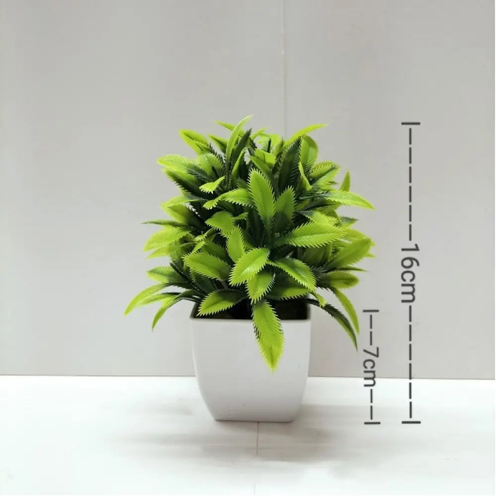 False Plants With Pot Potted Flowers Table Pulp Pot Garden Outdoor Decor