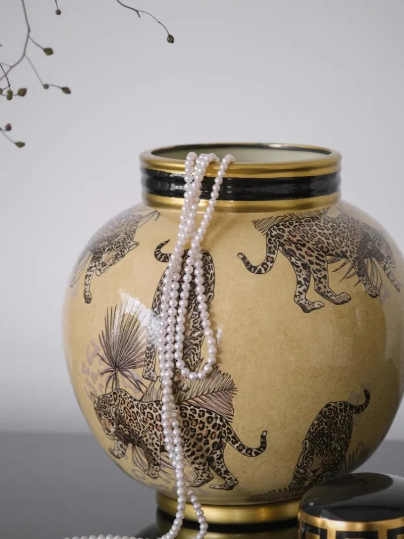 Ceramics Vases Modern Storage Flower Bottle Sculptures