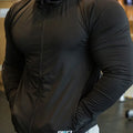 Mens Fitness Tracksuit Running Sport Hoodie Gym Joggers Hooded Outdoor Workout Shirts Tops Clothing Muscle Training Sweatshirt