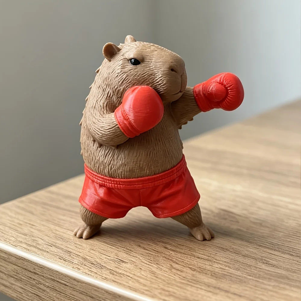 Cute Capybara Ornament, Desktop Office Decoration, Car Decor, Creative Animal Model, Collectible Figurines, Car Ornament