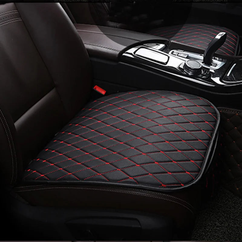 Universal Car Seat Covers PU Leather Seat Cover Auto Interior Accessories Mat Protector Car Leather Support Pad Car Seat Covers