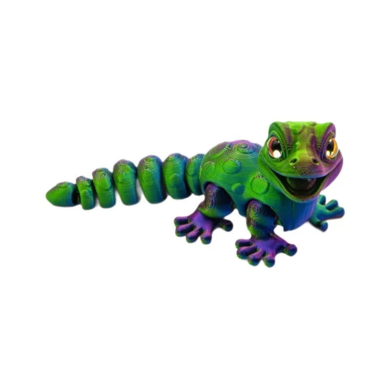 3D Printed Animals Toy Multi-joint Movable Dinosaur Snake Fidget Toy Adults Autism Stress Relief Toys Desktable Decor Kids Gift