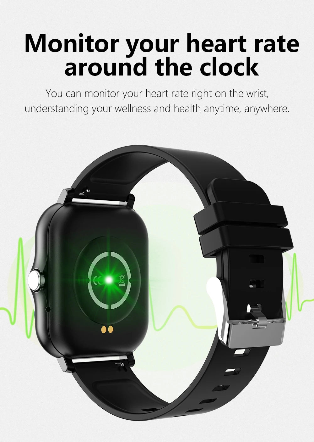 Smart Watch For Men Women Kids Message Remind Music Control Sport Step Calories D13 Smartwatch Alarm Clock 116Plus