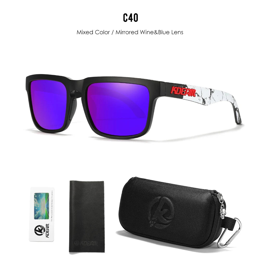 KDEAM Men's Square Sunglasses