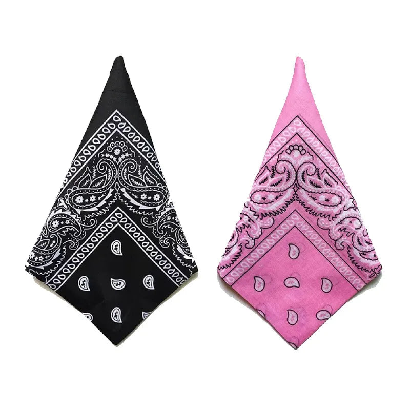 1/2pcs Hip Hop Bandana Man Women Fashion Outdoor Headbands Hair Band Wrist Wraps Hair Scarves High Quality Hair Accessories