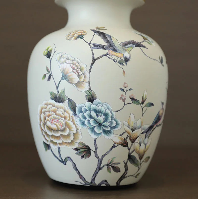 American Style Ceramic Vase Dining Table Entrance Tea Table Decoration Modern And Simple European Style French Creative Crafts