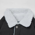 Men's Lined Denim Jacket Trucker Autumn Winter Vintage Fashion Cowboy Coat Plush Warm Outgoing Outwear