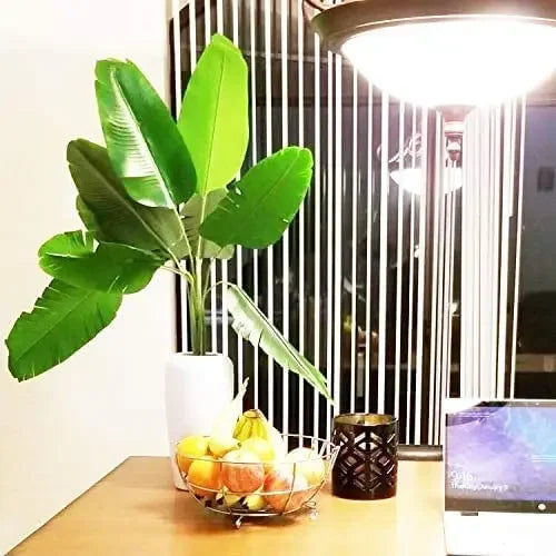 Artificial Plant Fake Banana Tree Leaves with Stems Greenery