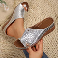 Sandals Women Shoes Summer Platform Heels Shoes Woman Slip On Shoes Wedge Women's Sandals Soft Woman Slippers Footwear Female