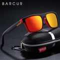 BARCUR Men's Polarized Driving Sunglasses – UV400 Protection Lightweight TR90 Frame Anti-Glare Lens Stylish Oculos de Sol Summer Sunglasses