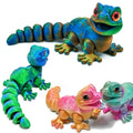 3D Printed Multi-joint Movable Animals Model Kid Toys Cute Relief Sensory Toy Funny Home Accessories Kids Gift Desktop Ornament