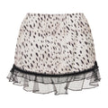 Women s Flared Mini Skirts with Ruffle Detailing and Bow Front Low Waist A-Line Skirts for a Stylish Summer Look