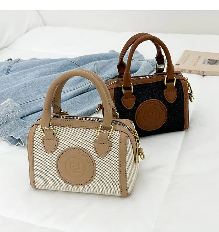 Famous Designer Leather Women's Tote Bag Luxury Brand Popular Classic Fine Craftsmanship Elegant Vintage Commuter Bag