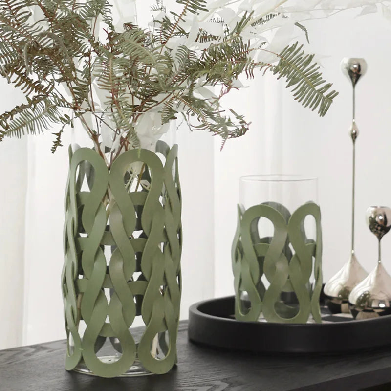 Glass Vases Decoration Aesthetic Flower Vase